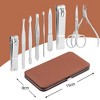 LOVELAY CREATIONS 9-Piece Stainless Steel Nail Clipper Set - 2 of 4