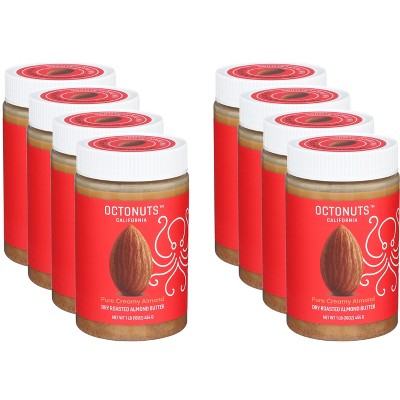 Octonuts Butter Almond Roasted - Case of 8 - 16 oz