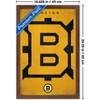 Trends International NHL Boston Bruins - Logo 25 Framed Wall Poster Prints - 3 of 4