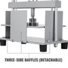 VEVOR Manual Paper Press Machine, 12x8.6 inch for A4 Sized Papers Flatting Machine, 10cm Thickness Steel Frame Manual Paper Press Machine, Silver - 4 of 4