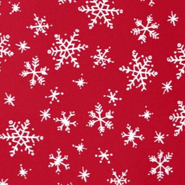 classic red snowflakes