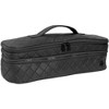 Joan & David Diamond Quilted Dual Compartment Hair Tool Zippered Travel Case - 2 of 4