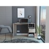 NicBex Modern Minimalist Computer Desk with Drawers & Shelves,Teens Student Writing Desk,Home Office Desk for Study,Studio - 2 of 4