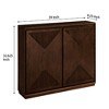 Lyngins Mid Century Modern V-shape Storage Cabinet, Fluted Sideboard Cabinet, Anti-Tip Design Buffet Cabinet/Kitchen Storage Cabinet for Living Room - 4 of 4