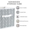 Nonwoven Polyester Cube Lattice Pink Sorbet Square 11x11x11 Set/4 - 2 of 4