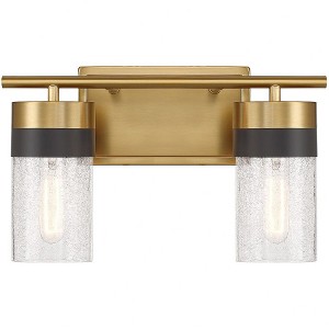 Savoy House Brickell 2 - Light Vanity in  Warm Brass - 1 of 1