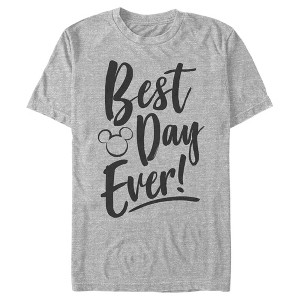 Men's Mickey & Friends Mickey Mouse Best Day Ever T-Shirt - 1 of 4