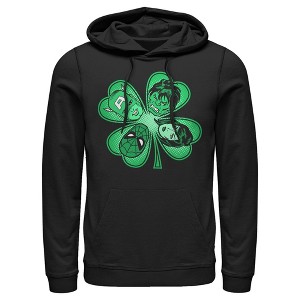 Men's Marvel St. Patrick's Day Hero Four-Leaf Clover Pull Over Hoodie - 1 of 3