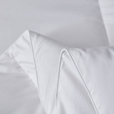 Twin White Cotton Down Feather Bedspread Set