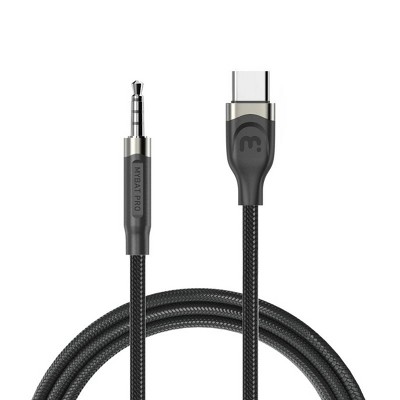 MyBat Pro USB-C to 3.5mm Male Audio Cable - 4 FT - Black