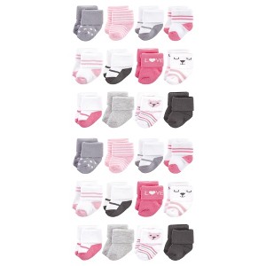 Hudson Baby Cotton Rich Baby Terry Socks 24-Pack - 1 of 3