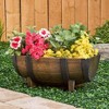 The Lakeside Collection Planter Half Barrel with Legs - 3 of 3