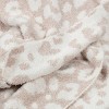 Cozy Feathery Knit Cheetah Throw Blanket Beige - Threshold™: Sensory Friendly, Jacquard Weave, 50x60" - 4 of 4