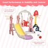 Sandinrayli 6 in 1 Toddler Slide and Swing Playset Indoor Outdoor Playground Kids Slide for Toddler - 4 of 4