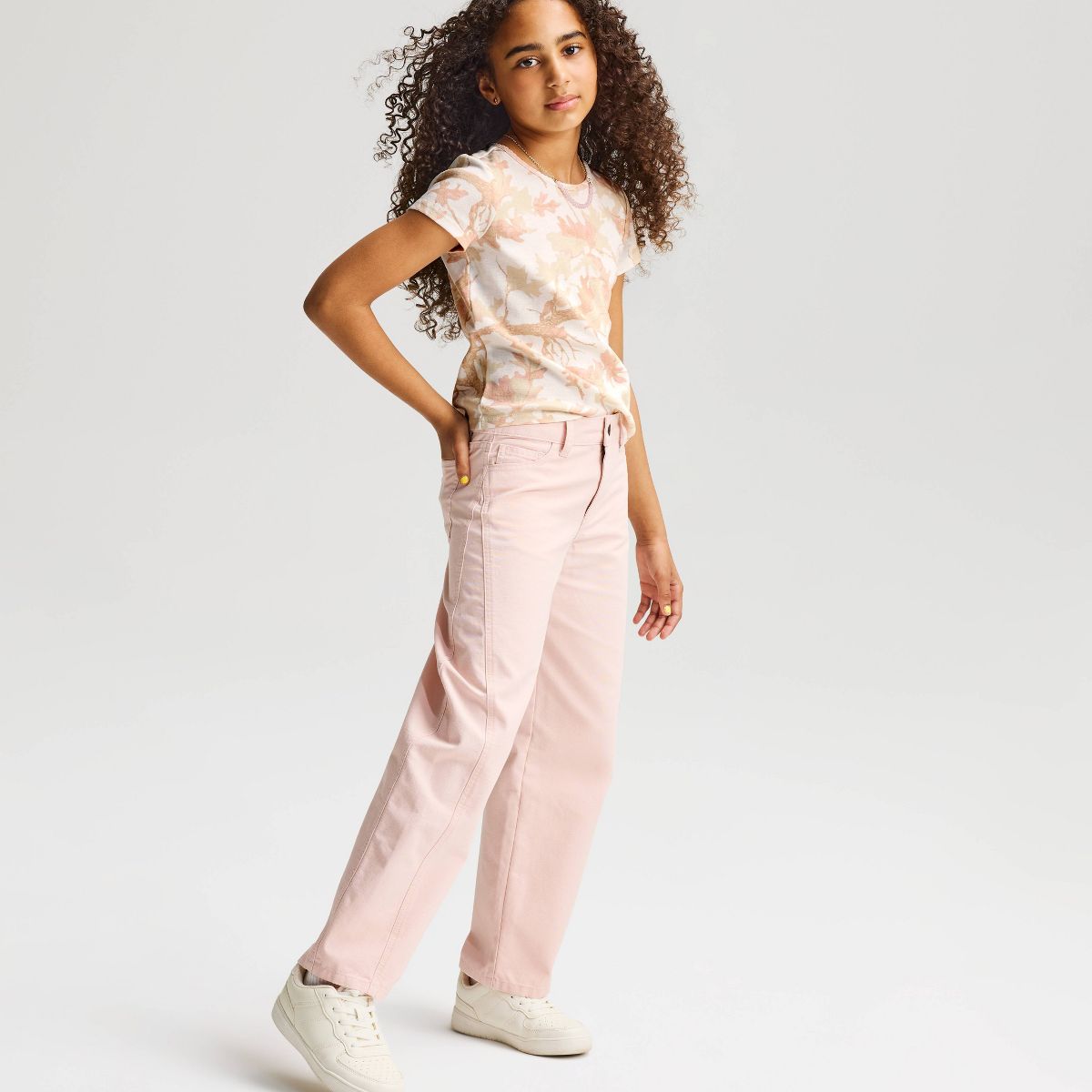 Girls' Short Sleeve Printed Fitted T-Shirt - Cat & Jack™ - thumbnail 4