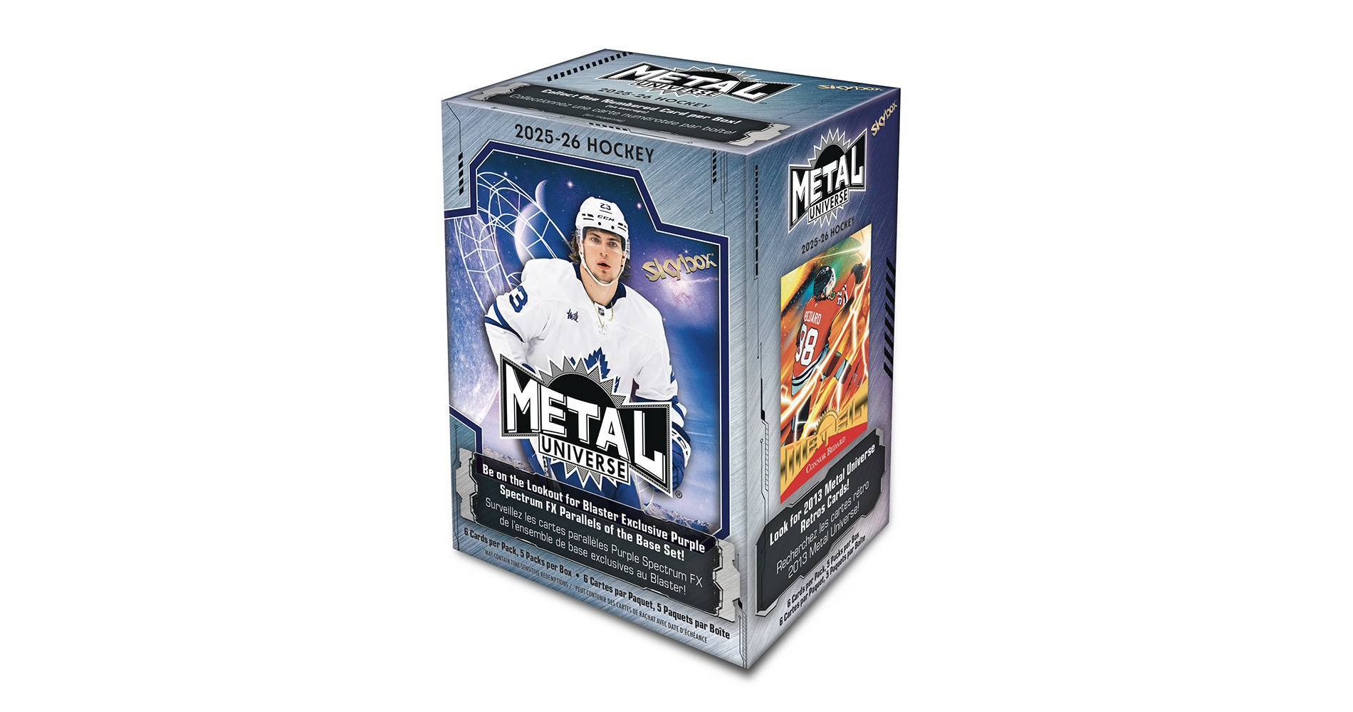 2025-26 Skybox NHL Metal Universe Hockey Trading Card Blaster Box