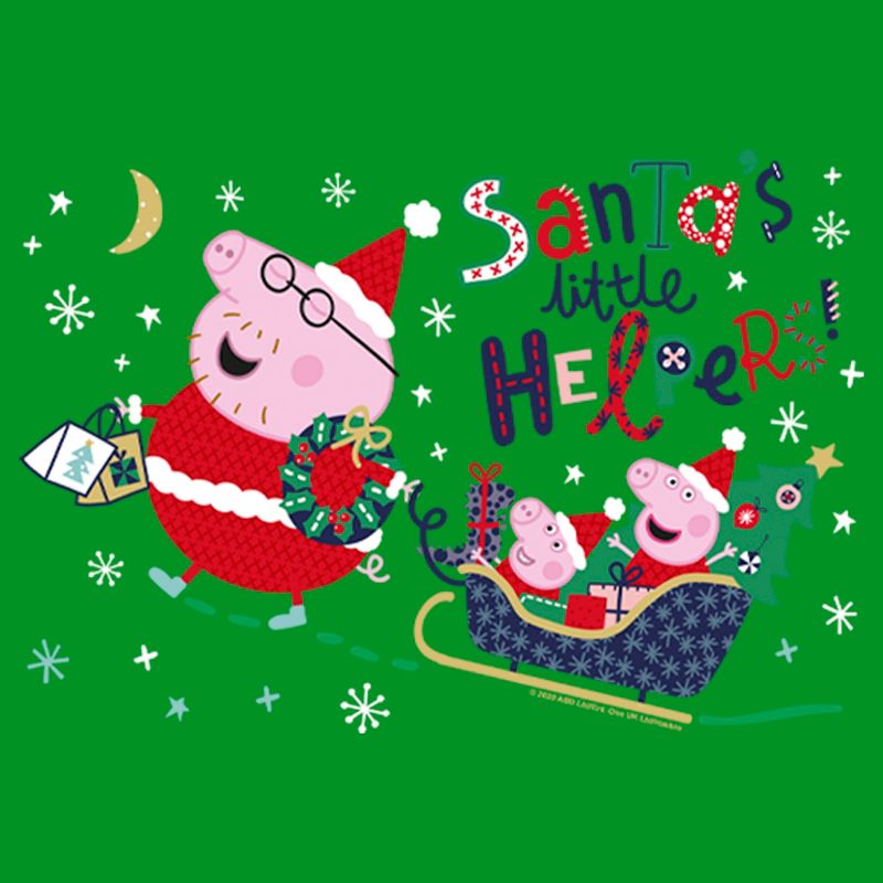 Boy's Peppa Pig Christmas Santa's Little Helpers T-Shirt, 2 of 5