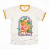 S.W.Smiley Fruits and Stripes - Women's Ringer Graphic T-Shirt - 3 of 4