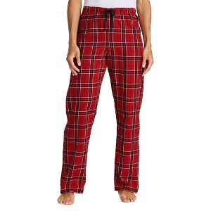Mafoose Women’s Juniors Flannel Plaid Sleepwear Pajamas - 1 of 4