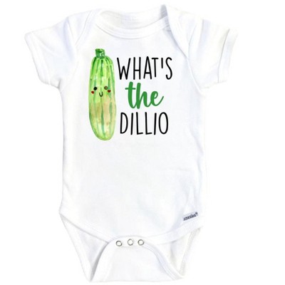 Pickle Dillio Onesie® Baby Boy Girl Clothes Infant Bodysuit Funny Cute Newborn GS1