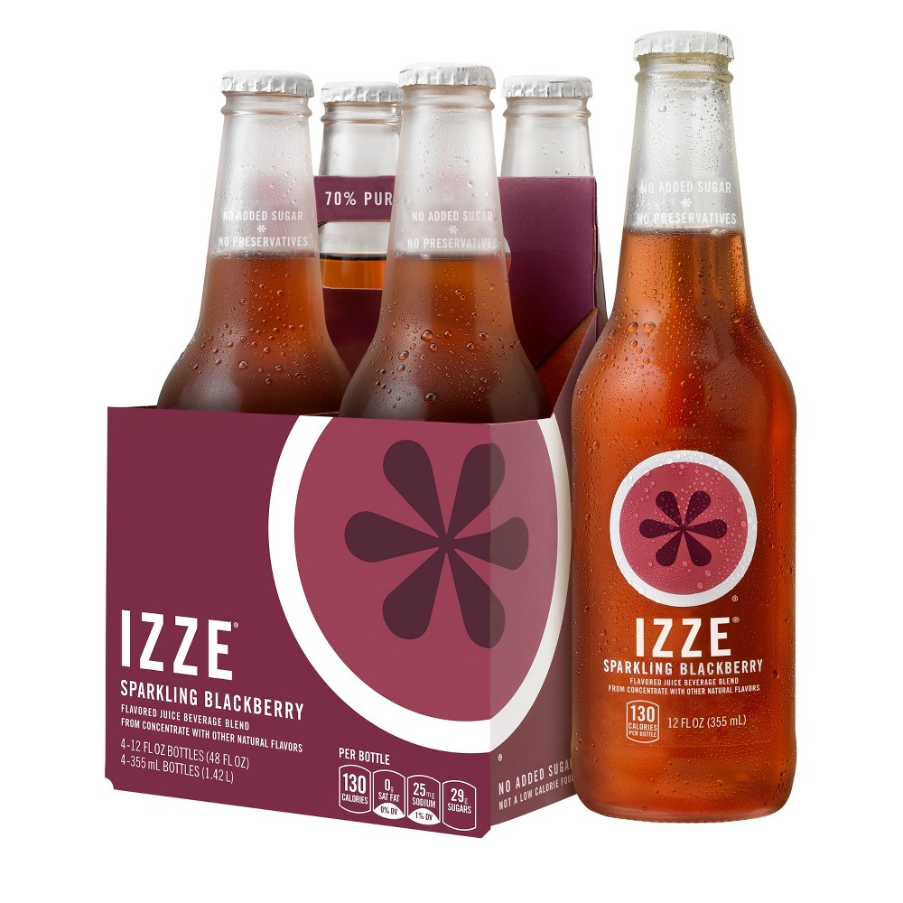 UPC 836093002023 product image for Izze Sparkling Blackberry - 4pk/12 fl oz Glass Bottles | upcitemdb.com