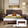 GDFStudio Eureka Modern Farmhouse Wall Mounted Fluted Wood Headboard with Wingback Design - 2 of 4