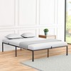 14 Inch Bed Frame - Sturdy Metal Platform Twin Size,Metal Bed Frame Heavy Duty Steel Slat Support,Easy Assembly Noise Free with Storage Space - 3 of 4