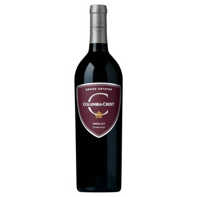 Columbia Crest Grand Estate Merlot Red Wine - 750ml Bottle