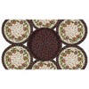Earth Rugs Holiday Floral Round Jute Trivets in Basket – Set of 6" Heat-Resistant Decorative Trivets with Festive Seasonal Prints - 3 of 3