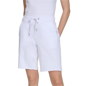 Calvin Klein Womens Solid Casual Walking Shorts - 1 of 1