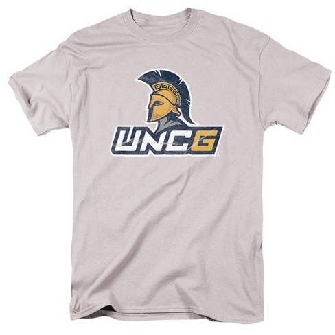 University of North Carolina Greensboro Official Distressed Primary Unisex Adult T-Shirt, White - image 1 of 4