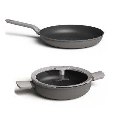 BergHOFF Leo 3Pc Non-Stick Cookware Set, Grey