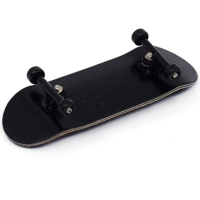 Teak Tuning Pro 32mm Fingerboard Complete - 5 Ply Wood Deck with Pro Trucks - All Blacks