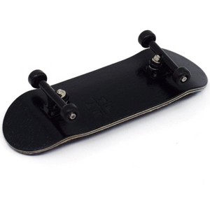 Teak Tuning Pro 34mm Fingerboard Complete - 5 Ply Wood Deck with Pro Trucks - All Blacks - 1 of 3