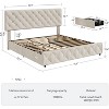 Bed Frame with 4 Storage Drawers and Headboard - 2 of 4