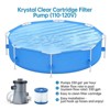 Above Ground Pool Set, Round or Rectangular Frame Swimming Pool, Outdoor Backyard Family Pool, Corrosion & Puncture Resistant, Includes Filter & Pump - 3 of 4