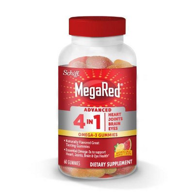 Megared Advanced 4 In 1 Omega-3 Gummy 60 Ct
