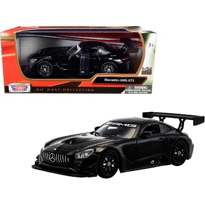 Mercedes AMG GT3 Black 1/24 Diecast Model Car by Motormax