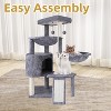 Heybly Three Layer Cat Tree with Cat Condo and Two Hammocks - 4 of 4