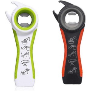 2 pcs 5 In 1 Multi Function Multi-function Can Jar Bottle Open - 1 of 4