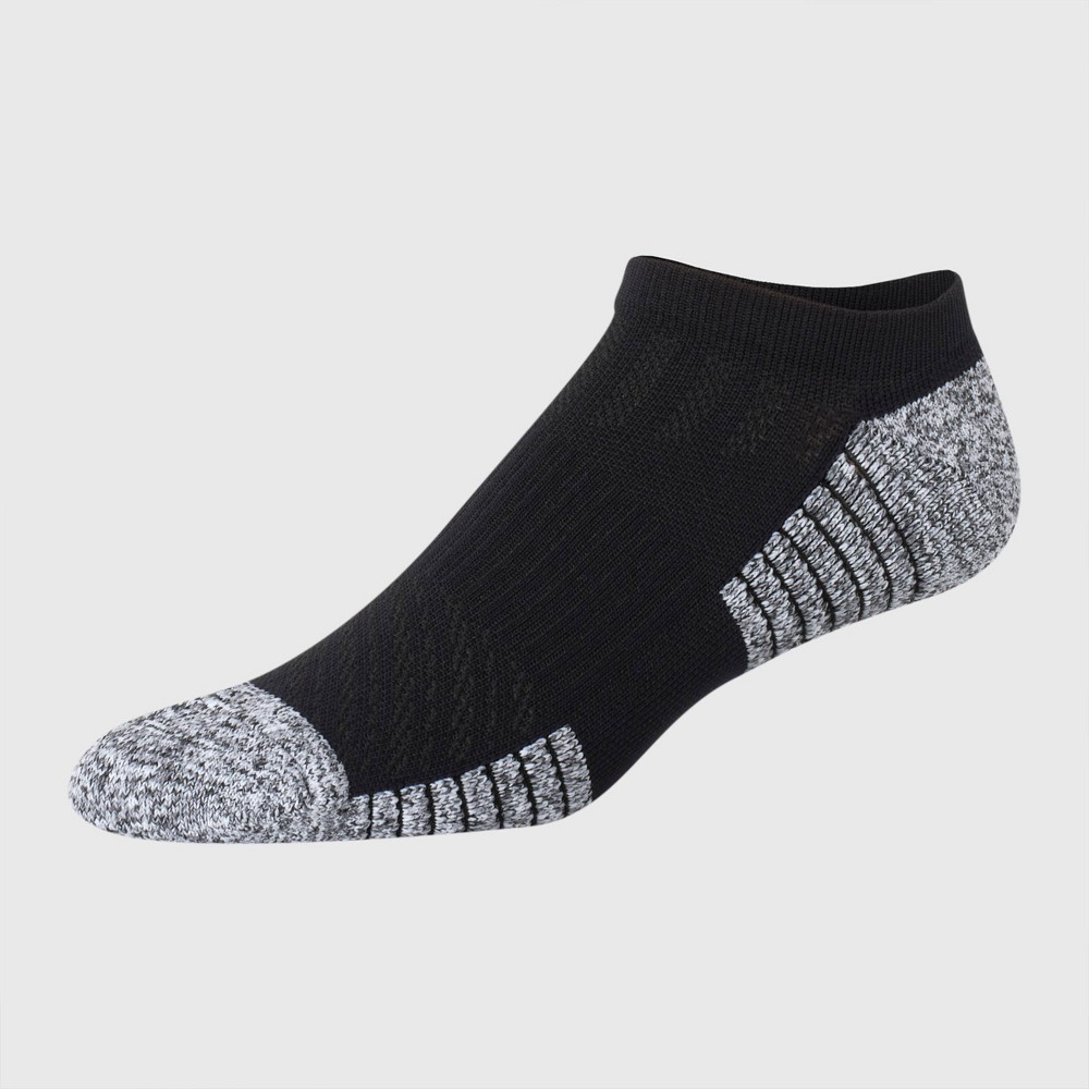 Hanes Premium Men's Nylon Performance No Show Socks 3pk - Black 6-10