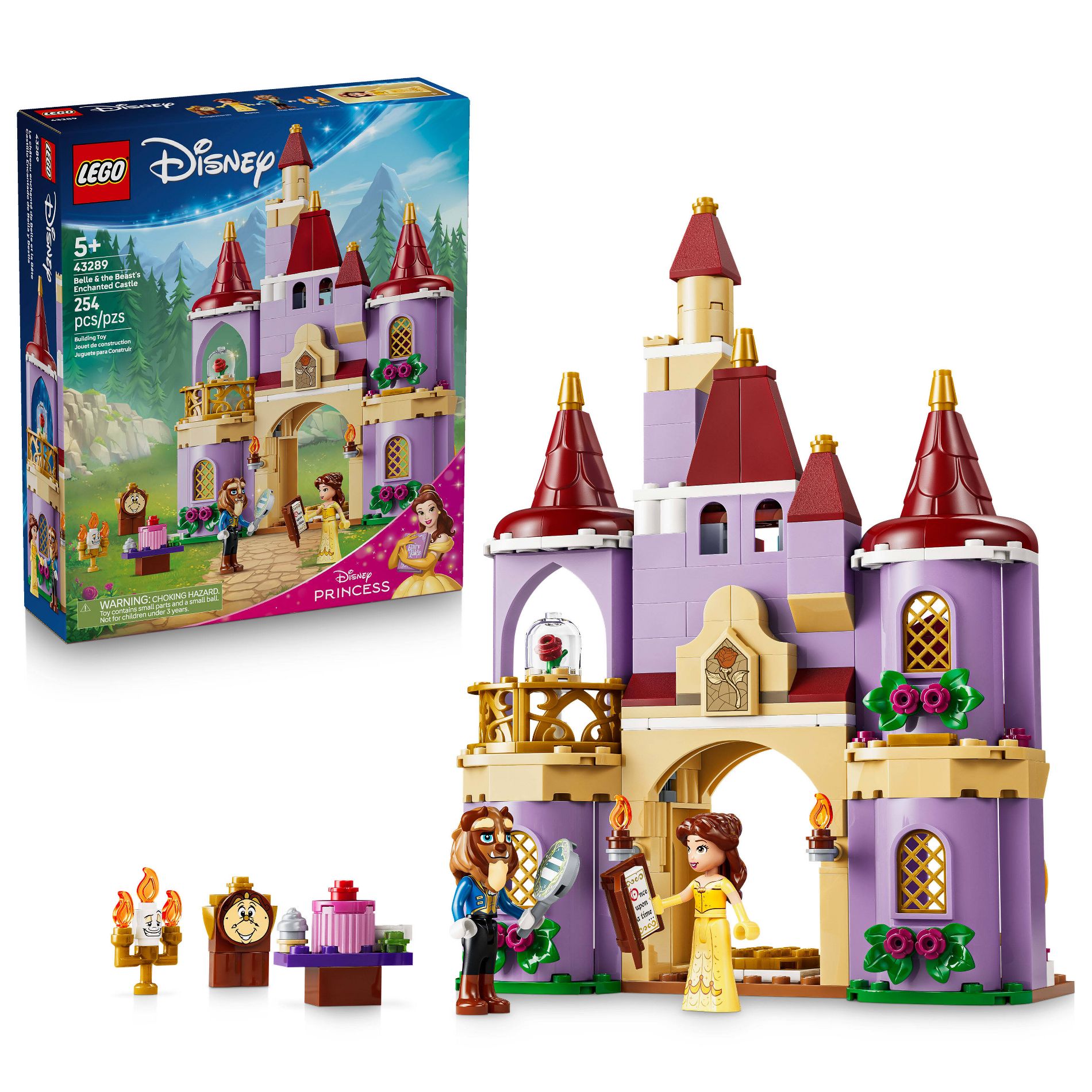 LEGO Disney Princess Belle & the Beast’s Enchanted Castle 43289