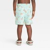 Toddler Boys' Dogs Swim Shorts - Cat & Jack™ Green - image 3 of 3