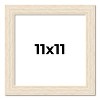 PosterPalooza | 11x11 Wide Barnwood Picture Frame, UV Acrylic, 6 Finishes - Grey, Brown, White, and Black - 2 of 4