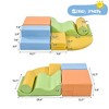 Foam Climbing Blocks for Toddler, 6-Pieces Crawl Soft Foam Blocks, Kids Crawling and Climbing Indoor Active Play Structure, Play Equipment Climb - 3 of 4