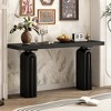KIGFTSOD Chic, Elegant and Luxurious Acacia Veneer Console Table,Suitable for Entryway, Hallway, Living Room, Foyer, Corridor - 2 of 4