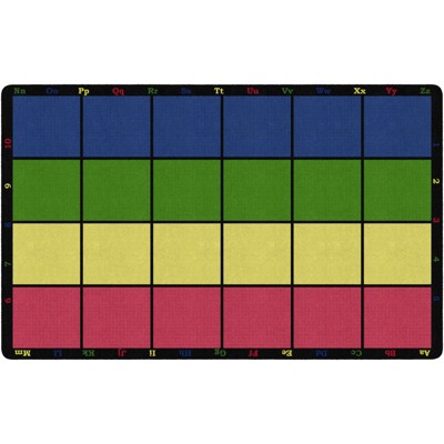 Flagship Carpets Learning Grid Area Rug