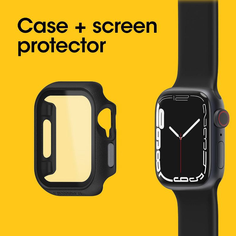 OtterBox Apple Watch Series 9/8/7 41mm Eclipse Bumper with Screen Protection Case - Pavement, 3 of 6
