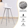 PAGED Bar Stools Set of 2, Modern Dining Chair with Metal Legs and Upholstered Seat, Living Room Chair for Bedroom, Dining Room - 4 of 4