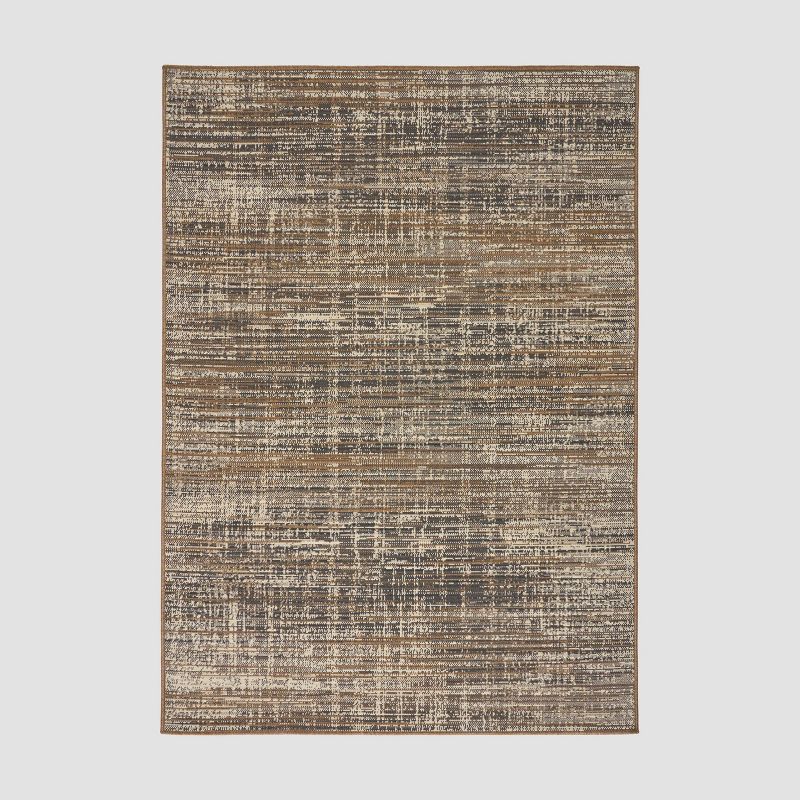 Cortez Contemporary Outdoor Rug Gray/Beige - Christopher Knight Home, 1 of 7